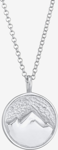 ELLI Necklace 'Berge' in Silver: front