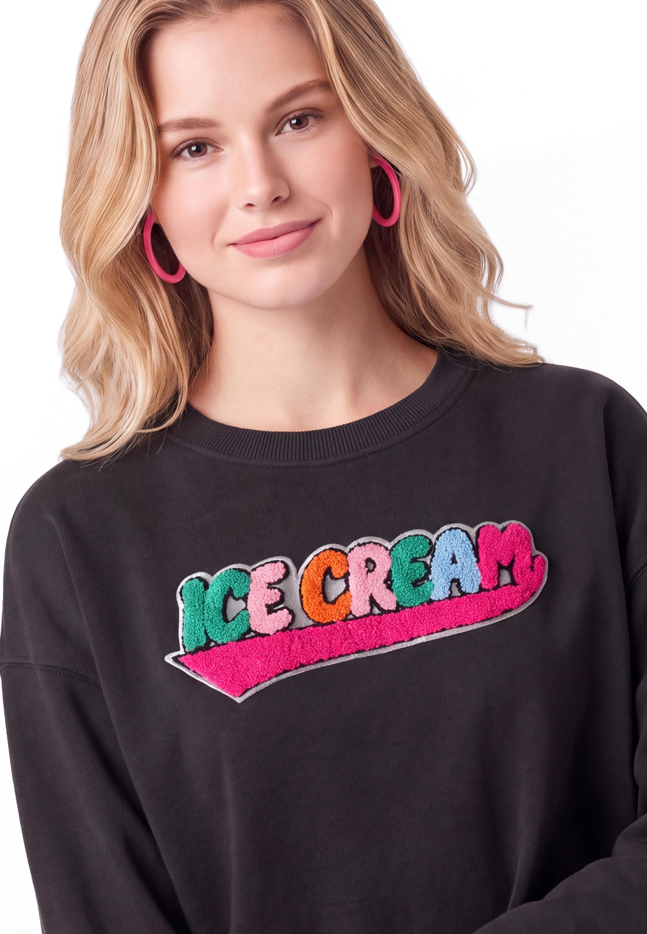 MYMO - Sweatshirt em preto
