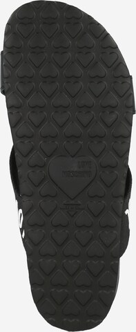 Mule Love Moschino en noir