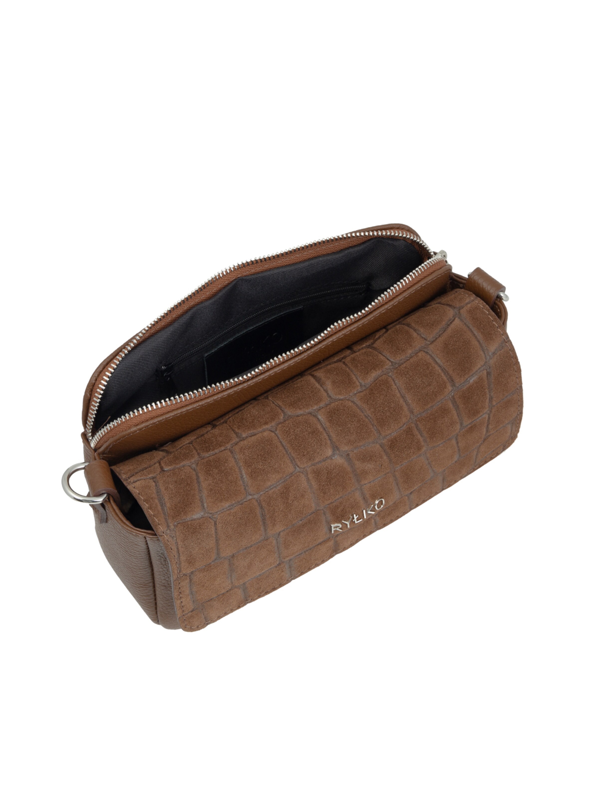RYŁKO - Bolso de hombro en marrón