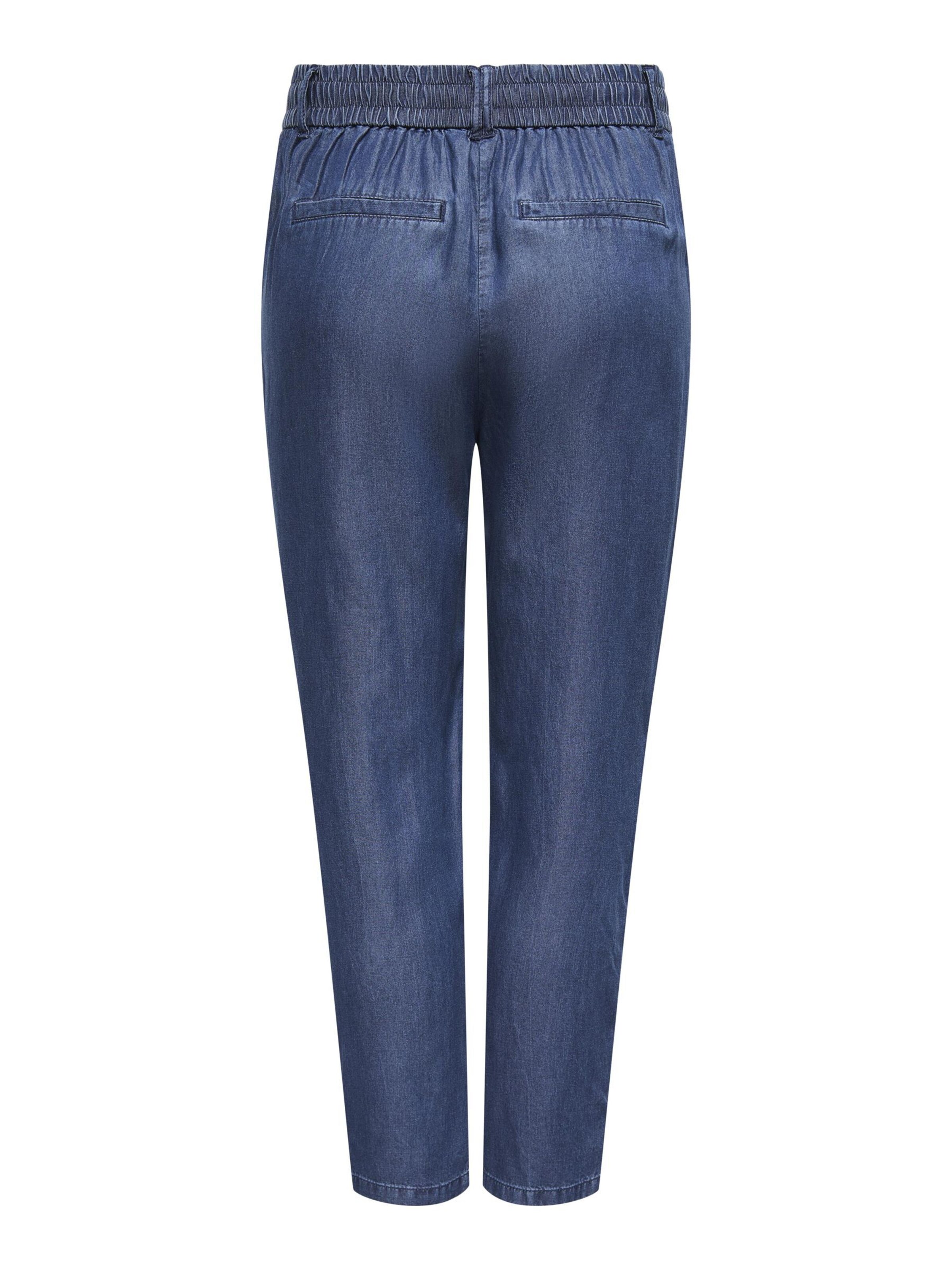 Tapered Pantaloni con pieghe 'ONLPoptrash' di ONLY in blu