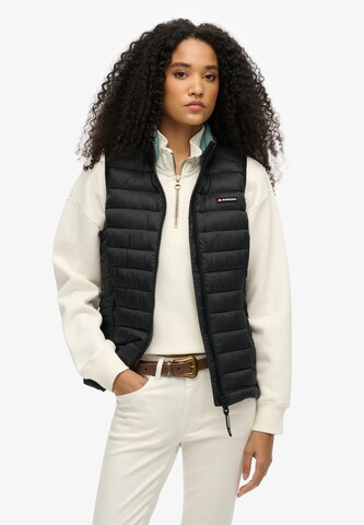 Superdry Weste 'Fuji Lite' in Schwarz: Vorderseite