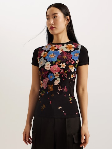 Ted Baker Shirt 'Bealaa' in Black: front