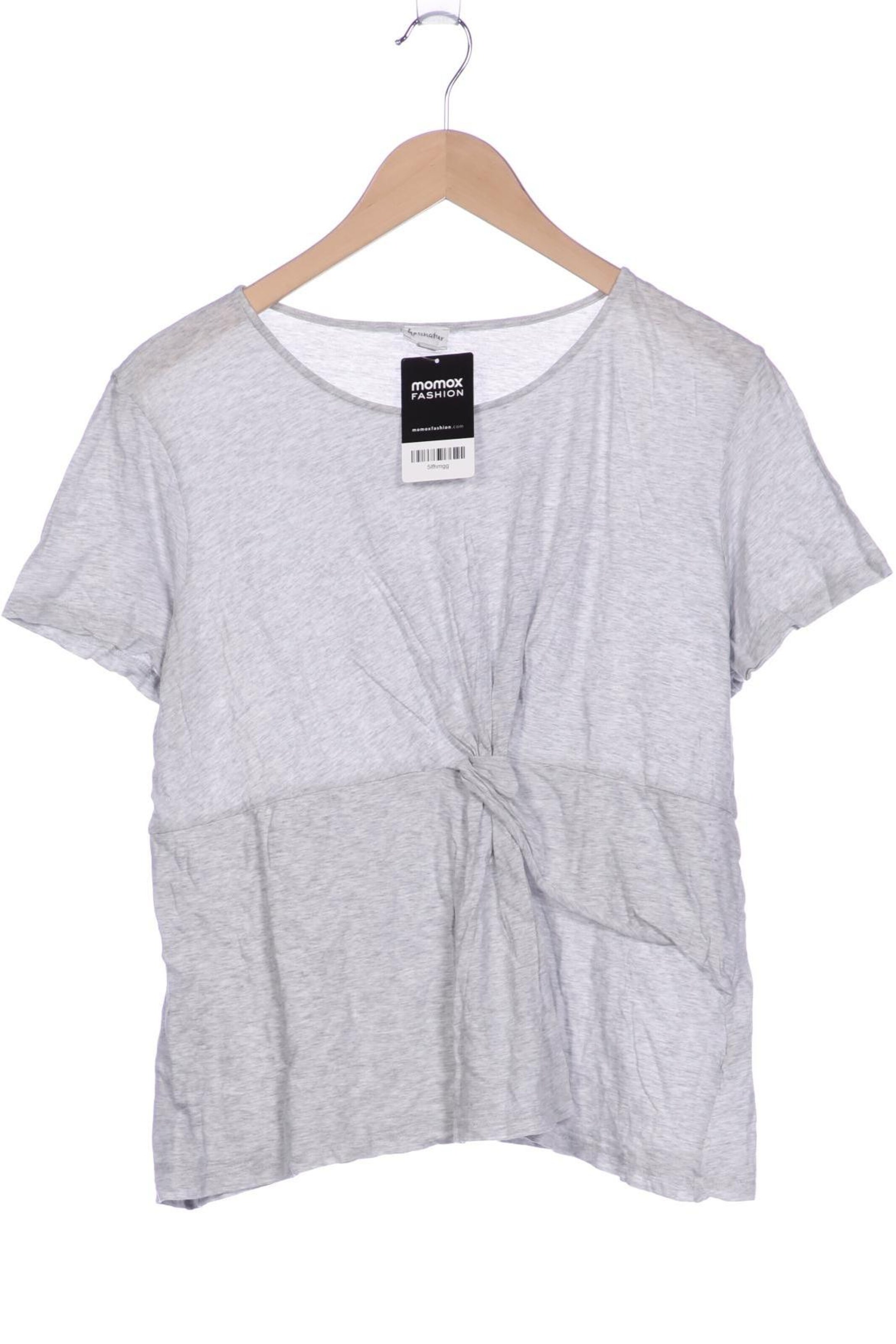 hessnatur Top & Shirt in XXL in Grey: front