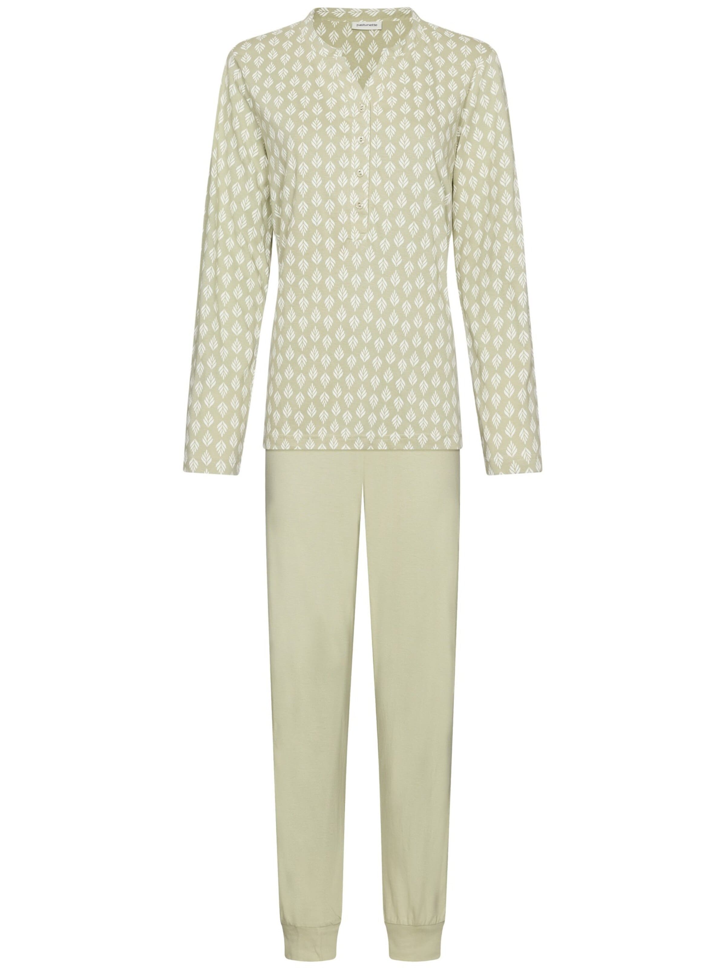 Pastunette Pyjama‌‌‌ in Grün: Vorderseite