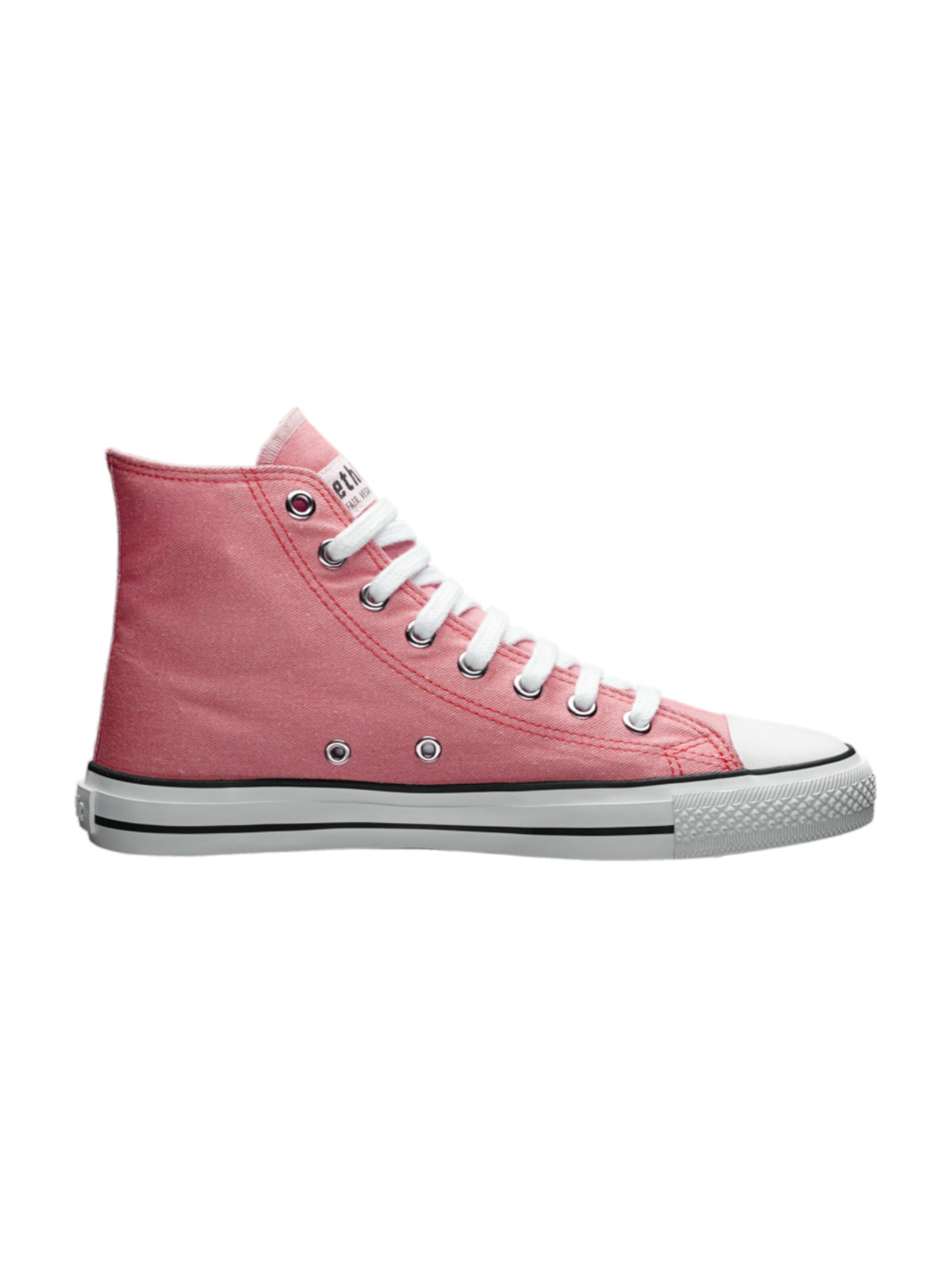 Baskets hautes 'White Cap Hi Cut' Ethletic en rose