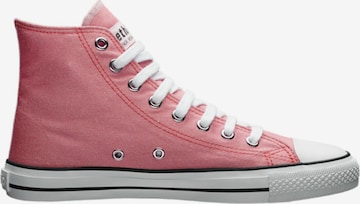 Ethletic High-Top Sneakers 'White Cap Hi Cut' in Pink