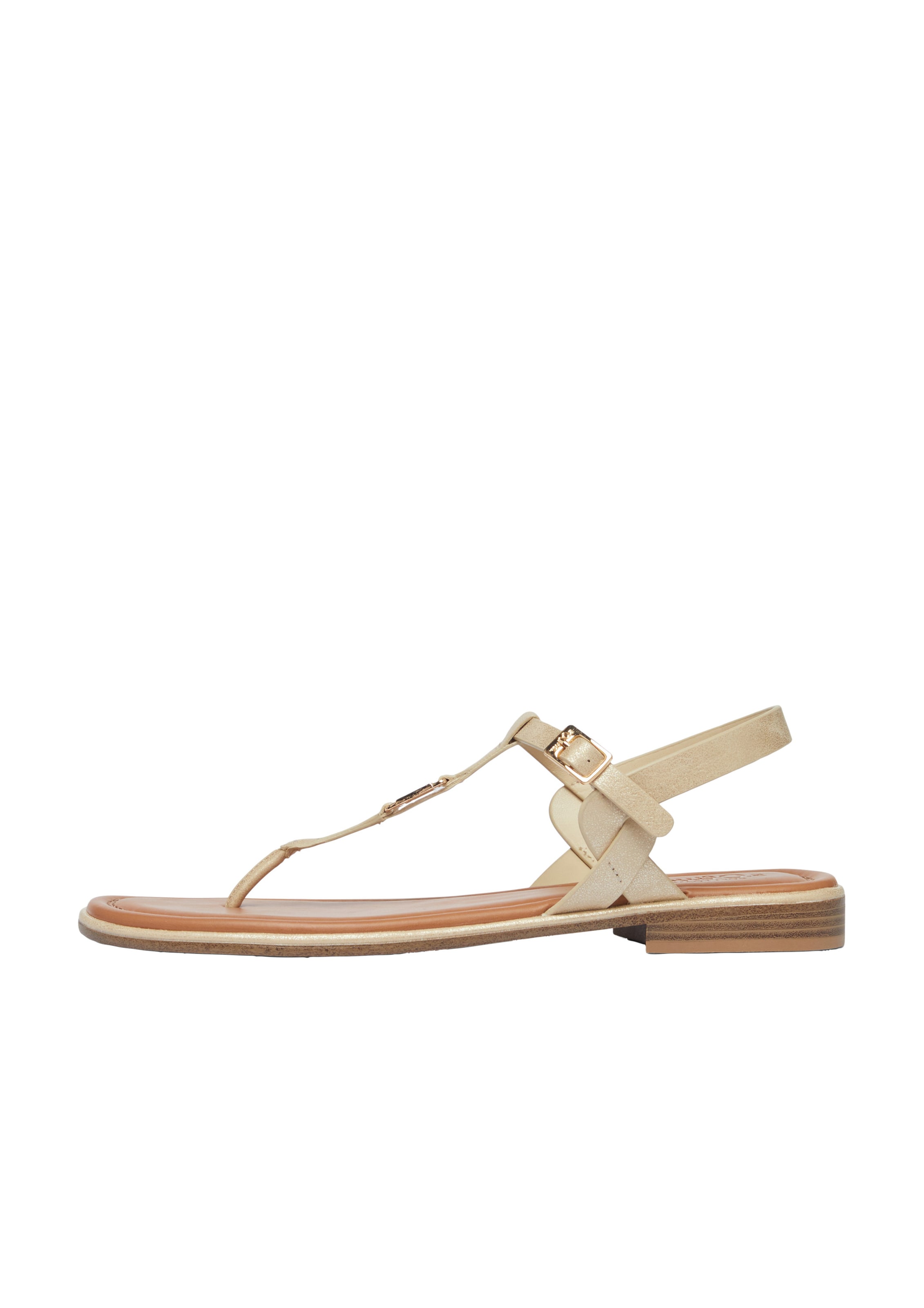 s.Oliver Teenslipper in Beige: voorkant