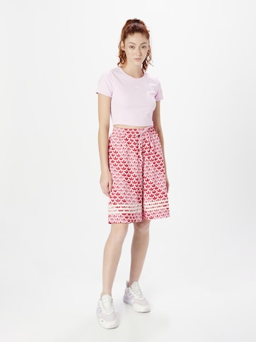 ADIDAS ORIGINALS Shirt 'Essentials Rib' in Lila