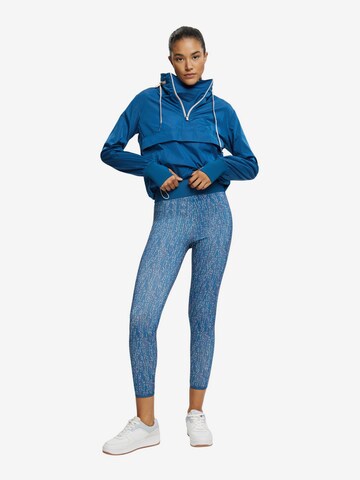 ESPRIT Skinny Sporthose in Blau