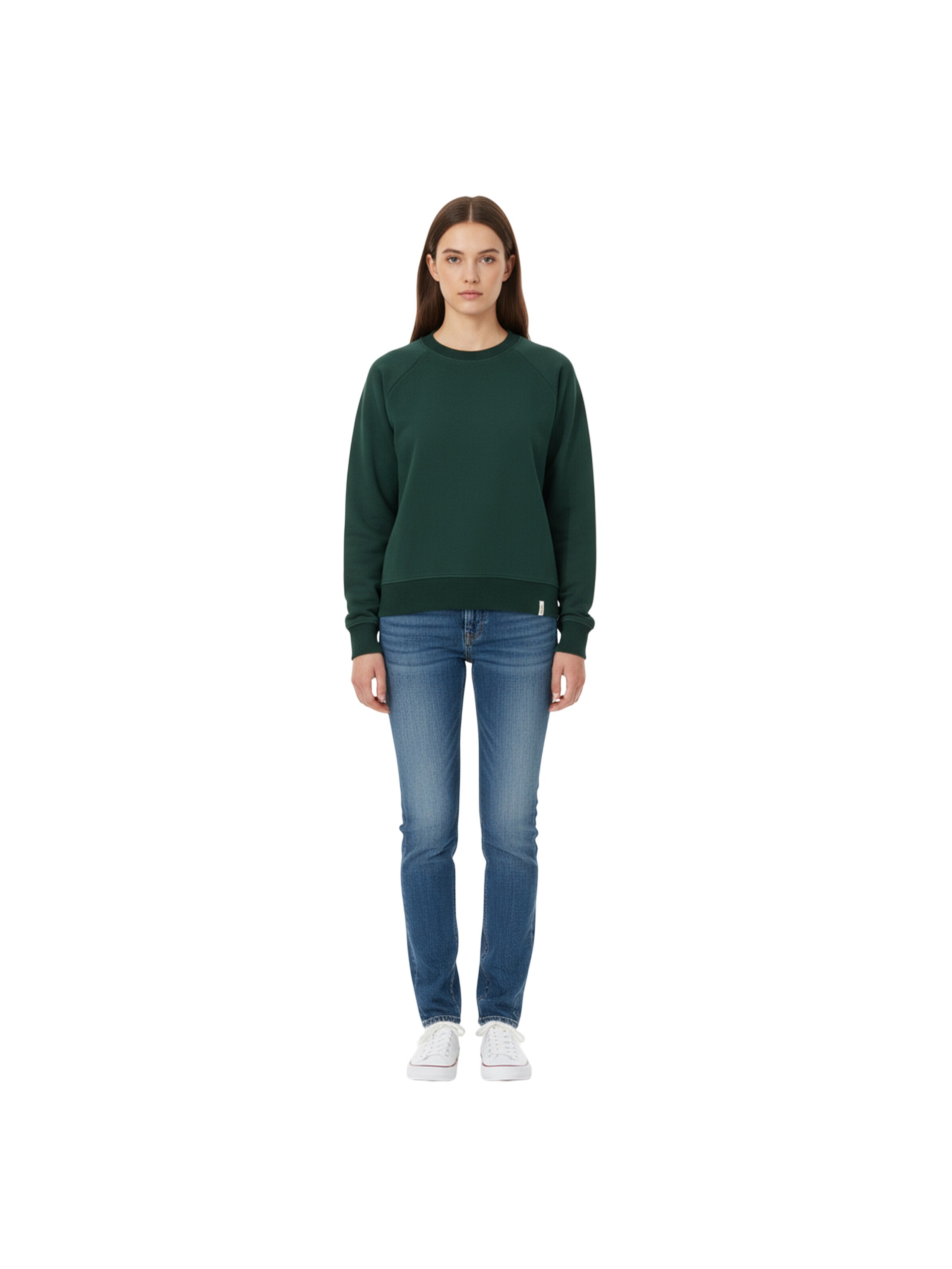 Sweat-shirt 'Women’s Organic Sweatshirt – Willow' Peter Jo en vert