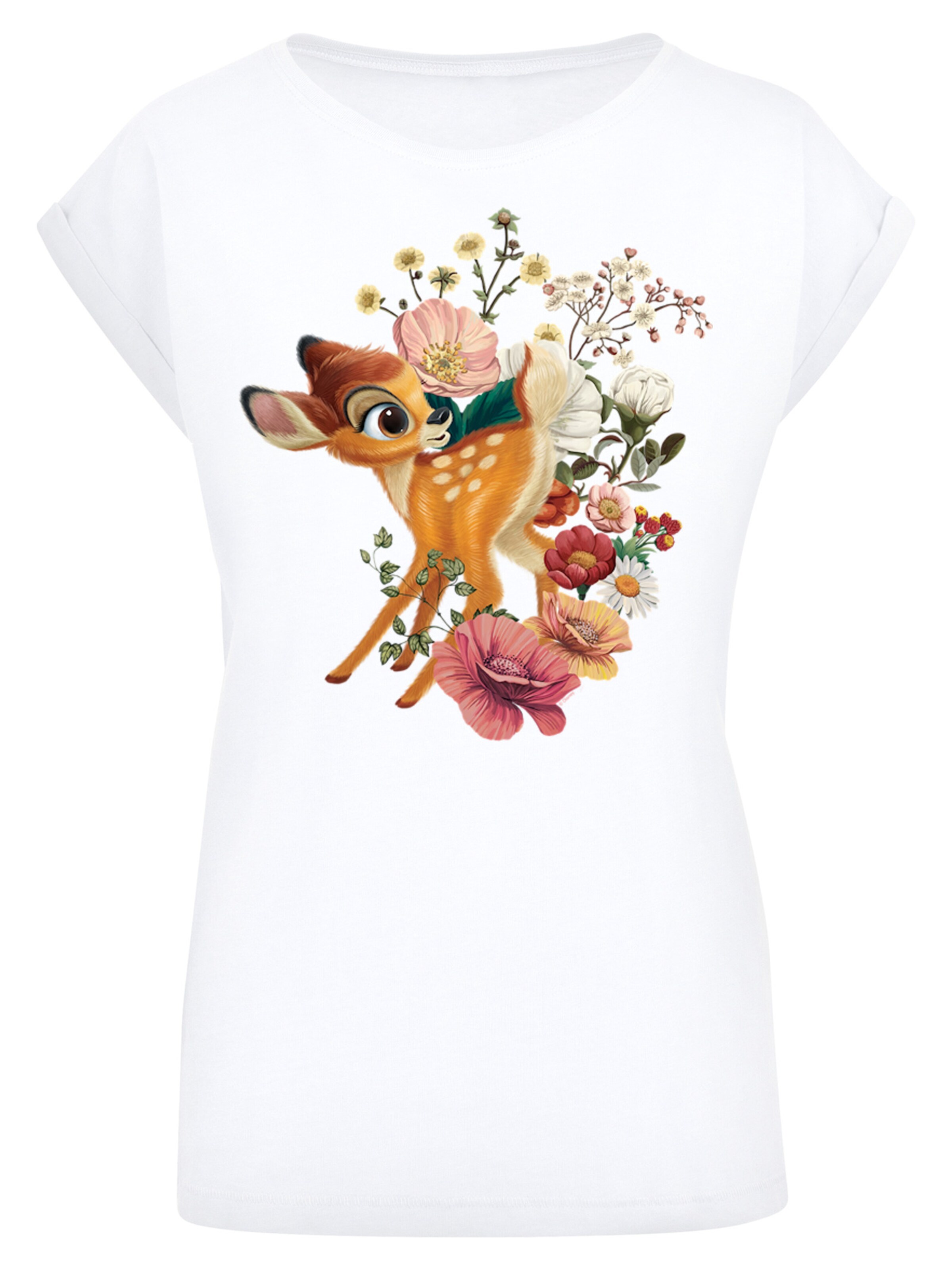 F4NT4STIC T-Shirt 'Disney' in Weiß: Vorderseite