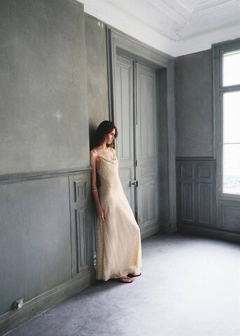 MANGO Kleid 'Livy' in Beige