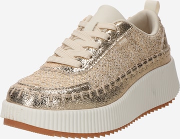 Baskets basses PS Poelman en or : devant