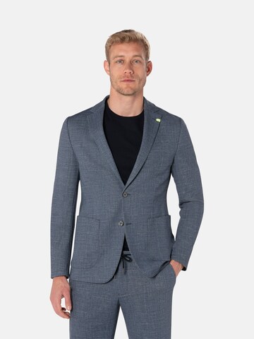 BENVENUTO Slim fit Suit Jacket in Blue: front