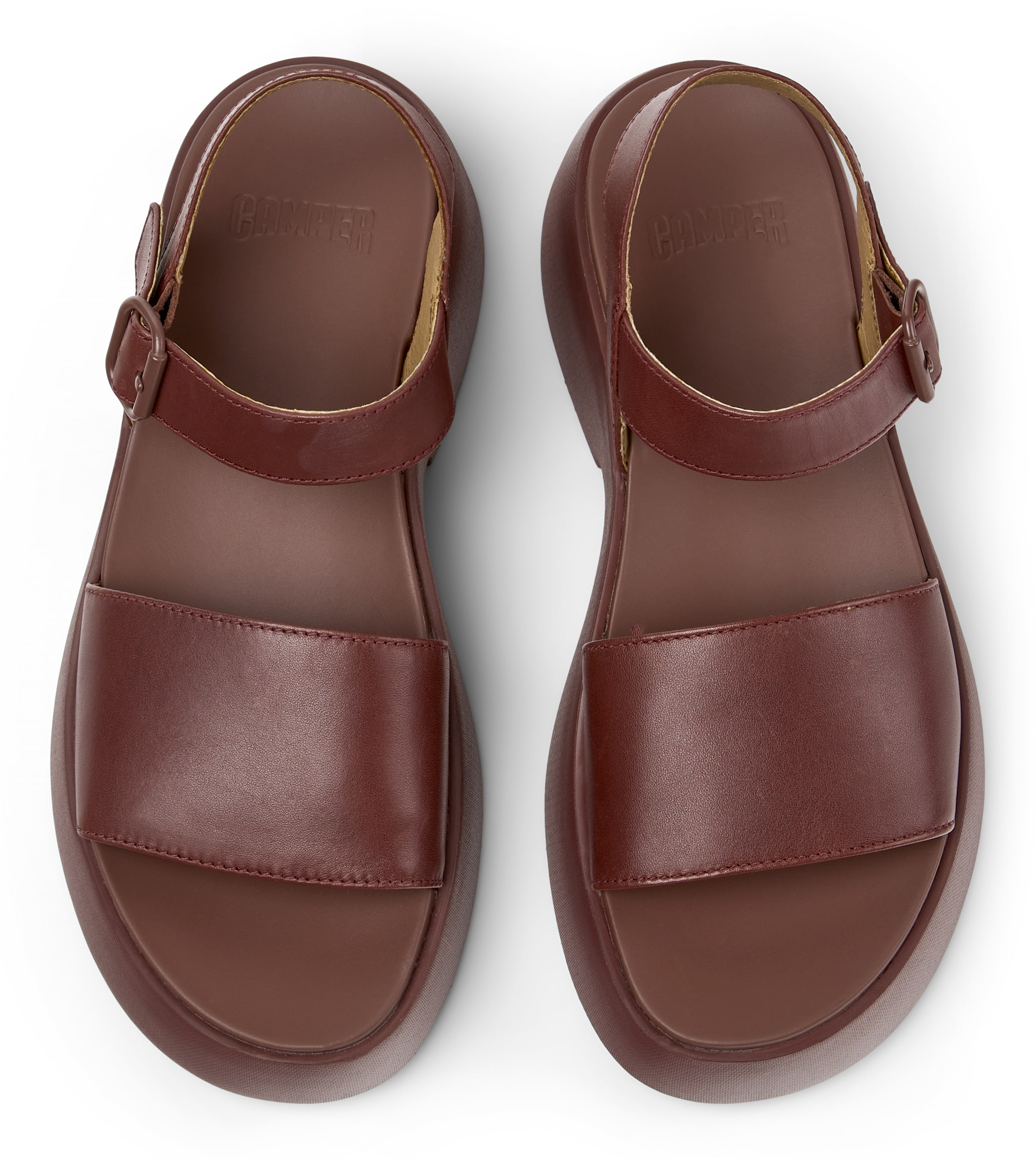 CAMPER Strap Sandals 'Tasha' in Red