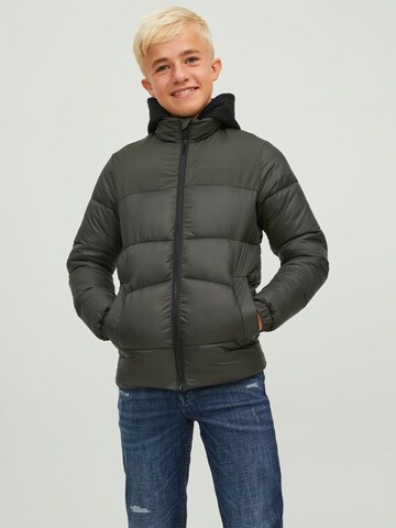 Veste d’hiver Jack & Jones Junior en vert : devant