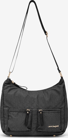 Borsa a tracolla 'Lorde 1' di Laura Biagiotti in nero: frontale
