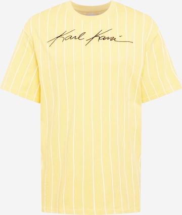 Karl Kani Shirt in Yellow: front