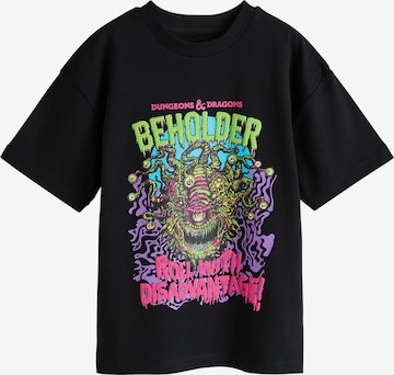 juoda Next Marškinėliai 'Dungeons & Dragons': priekis