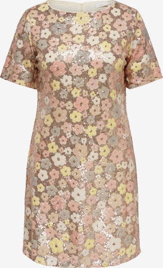 ONLY Carmakoma Mekko 'CARMabelle' värissä vaaleanruskea / pastellinkeltainen / vaaleankeltainen / vanha roosa, Tuotenäkymä