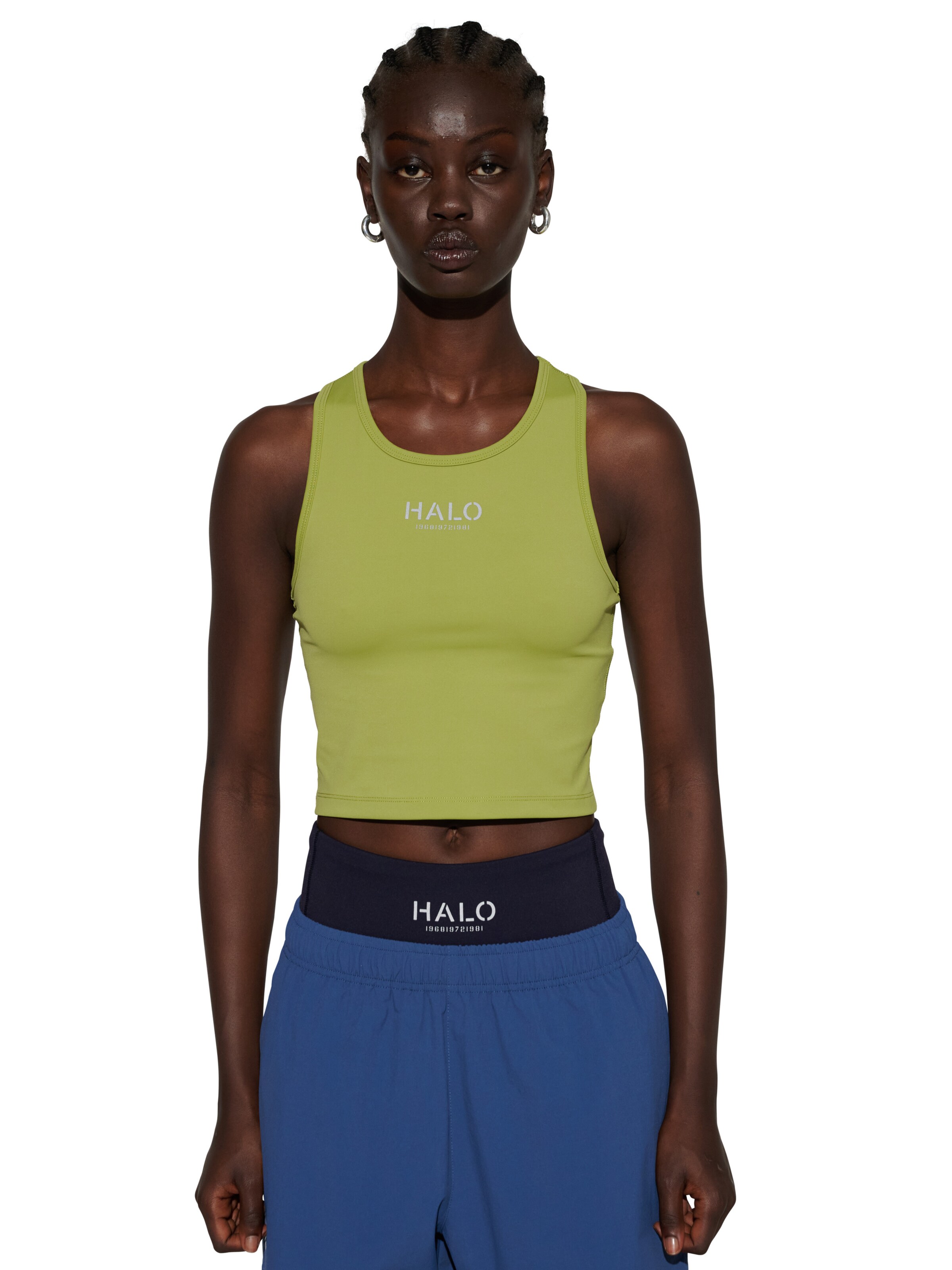 Haut de sport HALO en vert : devant