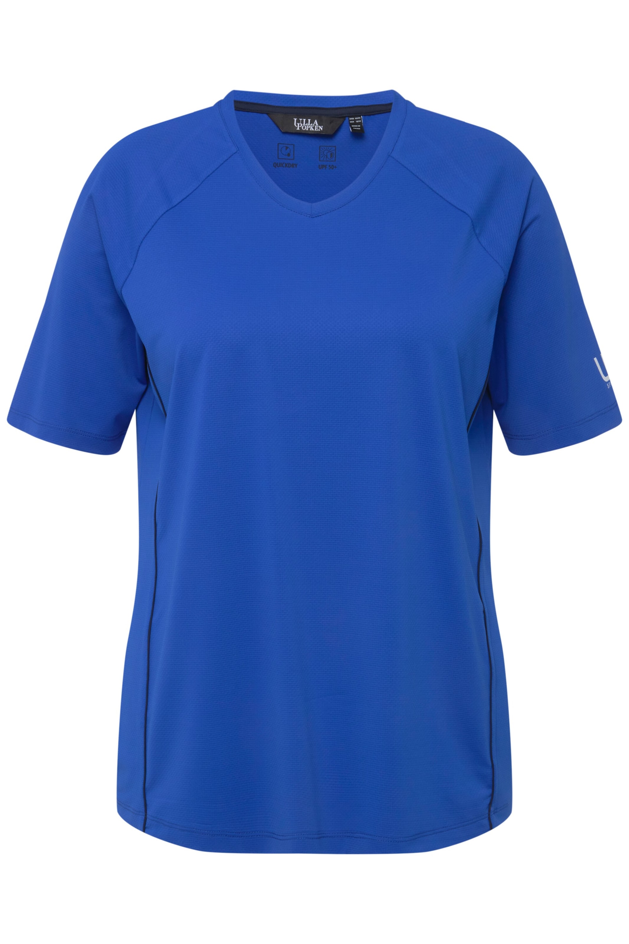 Ulla Popken Funktionsshirt in Blau: Vorderseite