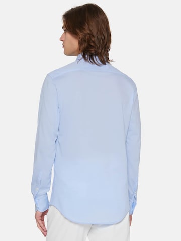mėlyna Boggi Milano Priglundantis modelis Dalykinio stiliaus marškiniai