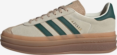 ADIDAS ORIGINALS Sneaker 'Gazelle Bold' in beige / grün, Produktansicht