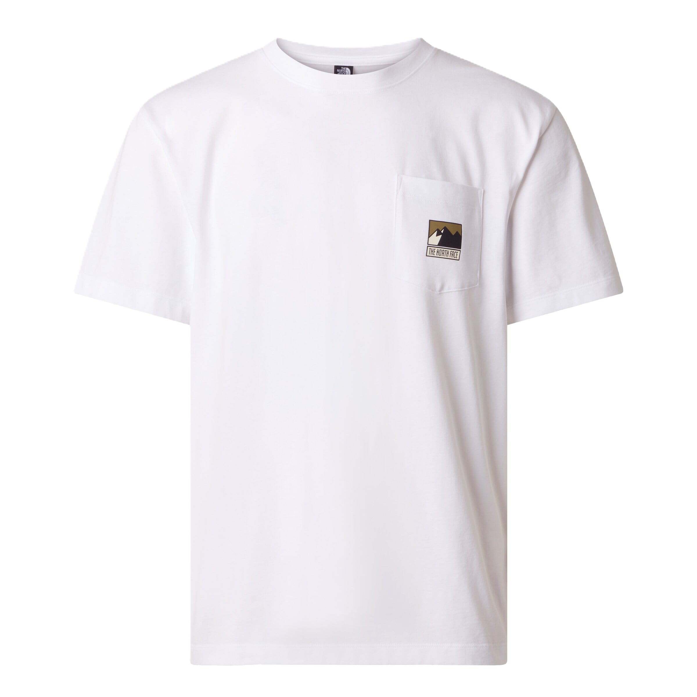 THE NORTH FACE T-Shirt 'Mountain' in Weiß: Vorderseite