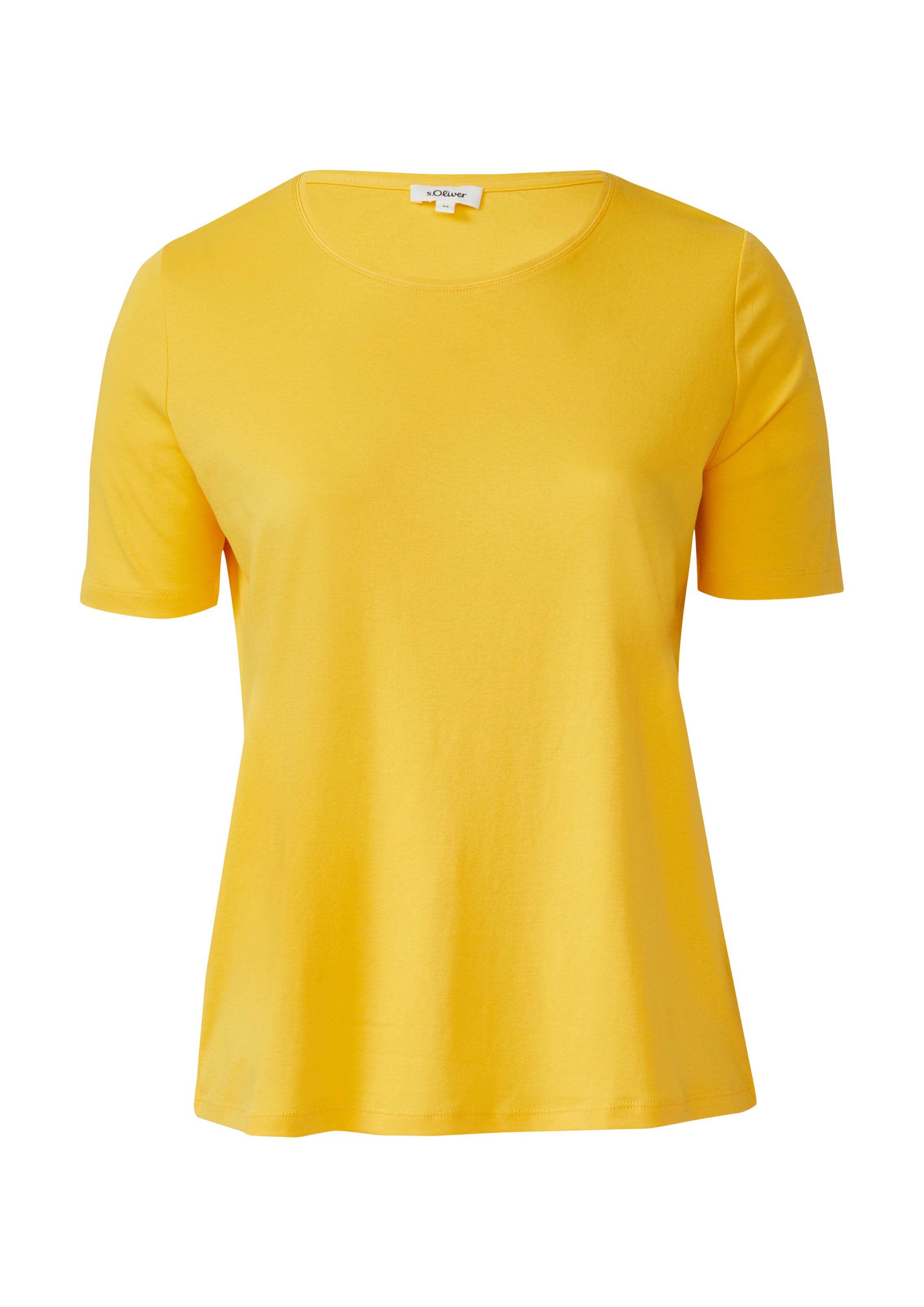 T-shirt s.Oliver Red Label Plus en jaune : devant