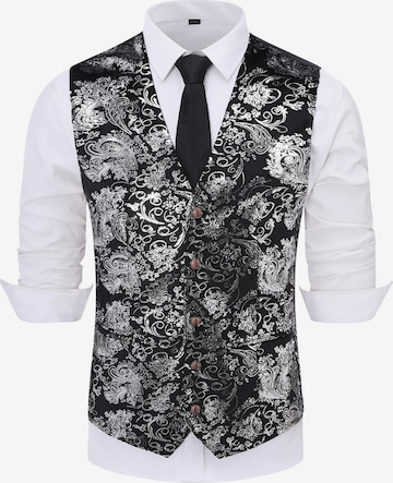 YOUTHUP Vest in Silver: front