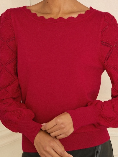 Pullover love & roses di colore rosso, Visualizzazione prodotti