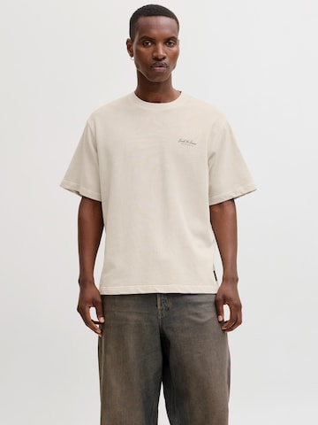 Felpa 'JJEARCHIVE' di JACK & JONES in beige: frontale