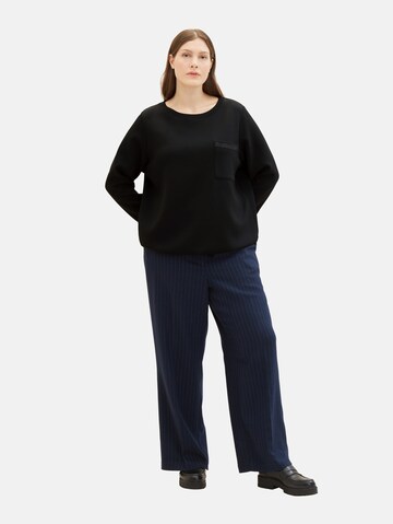 Tom Tailor Women + Sweatshirt i sort