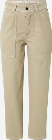 HOMEBOY Tapered Τζιν 'x-tra WORK PANTS' σε μπεζ: μπροστά