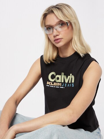 Calvin Klein Jeans - Top en negro