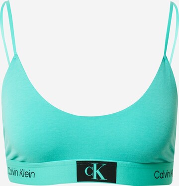 Calvin Klein Underwear Bra in Green: front