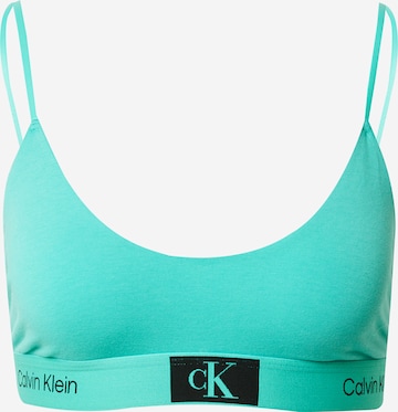 Bustier Soutien-gorge Calvin Klein Underwear en vert : devant