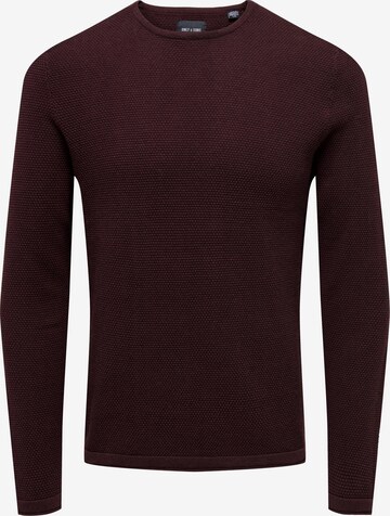 Only & Sons Pullover 'Panter' in Rot: predná strana