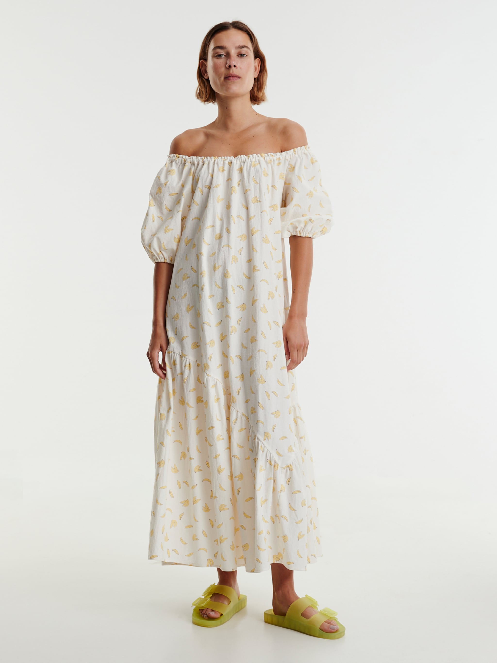 EDITED Productos Vestido de verano 'ALUNA' amarillo pastel