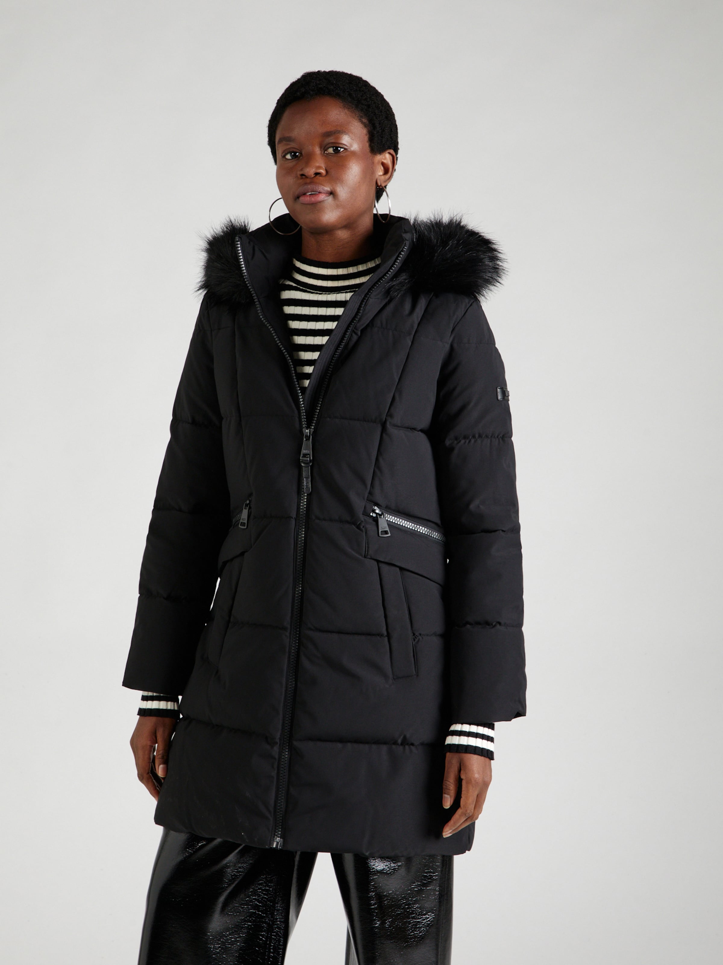 Dkny black top winter coat