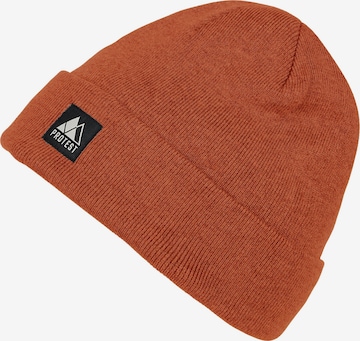 PROTEST Beanie 'PRTKEETON 23' in Orange: front