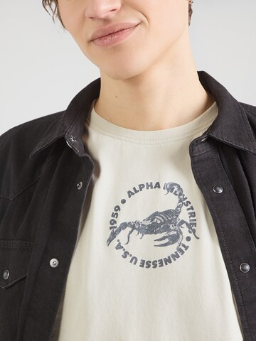 ALPHA INDUSTRIES Koszulka 'Scorpion' w kolorze szary