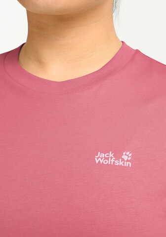 JACK WOLFSKIN Performance Shirt in Pink