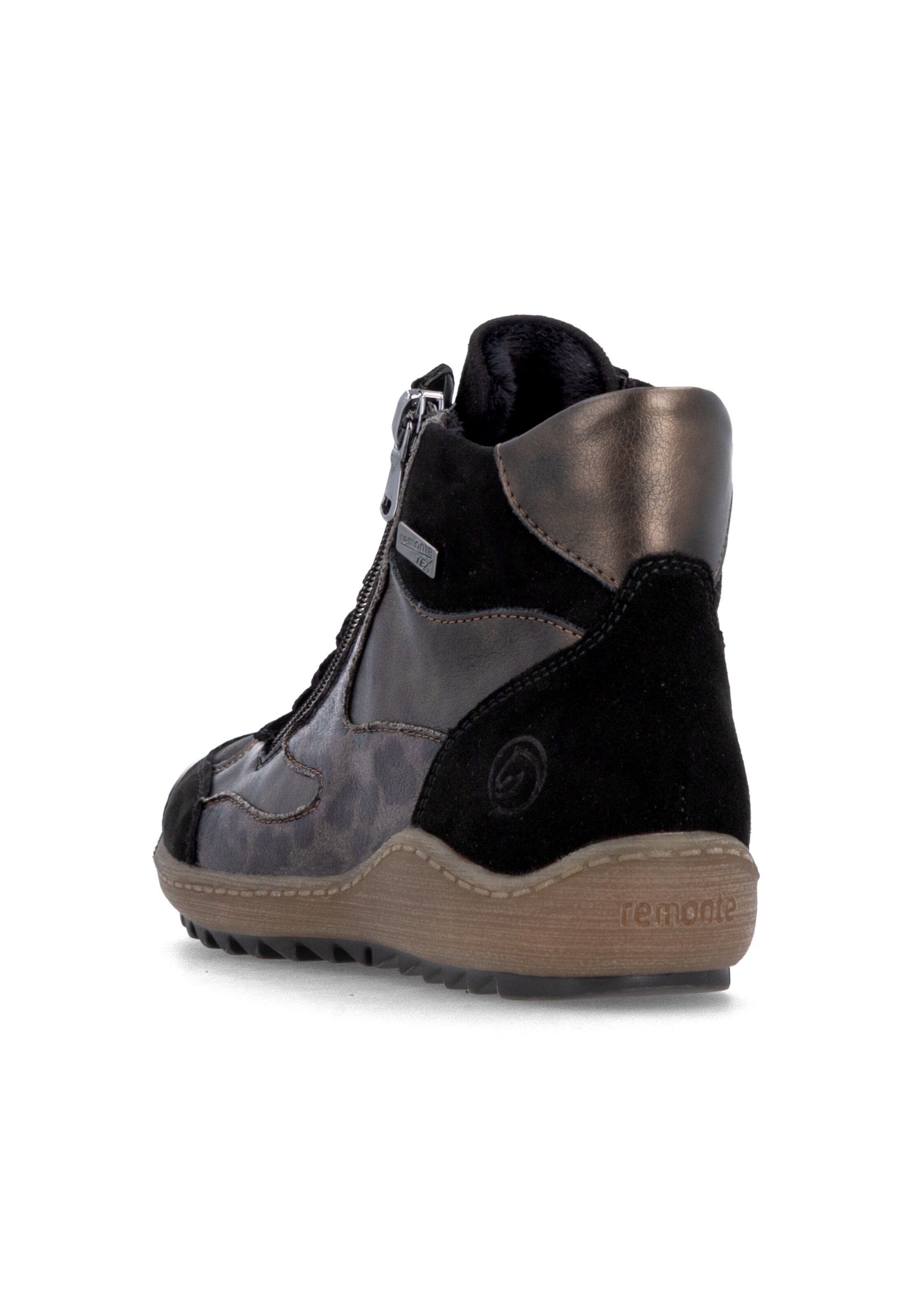 Baskets hautes ' R1452 ' REMONTE en noir