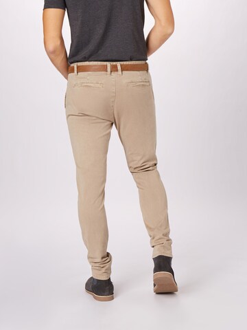 Coupe slim Pantalon chino 'Tom' Hailys Men en beige