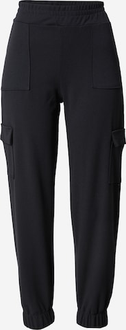 SISTERS POINT Tapered Pants 'NUPA-PA' in Black: front