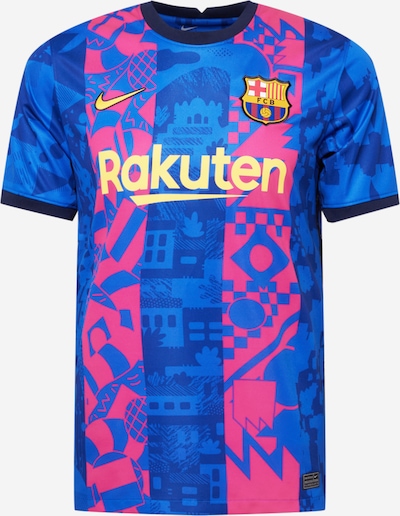 NIKE Tricot 'FC Barcelona 21-22 3rd' in de kleur Kobaltblauw / Geel / Pink / Zwart, Productweergave