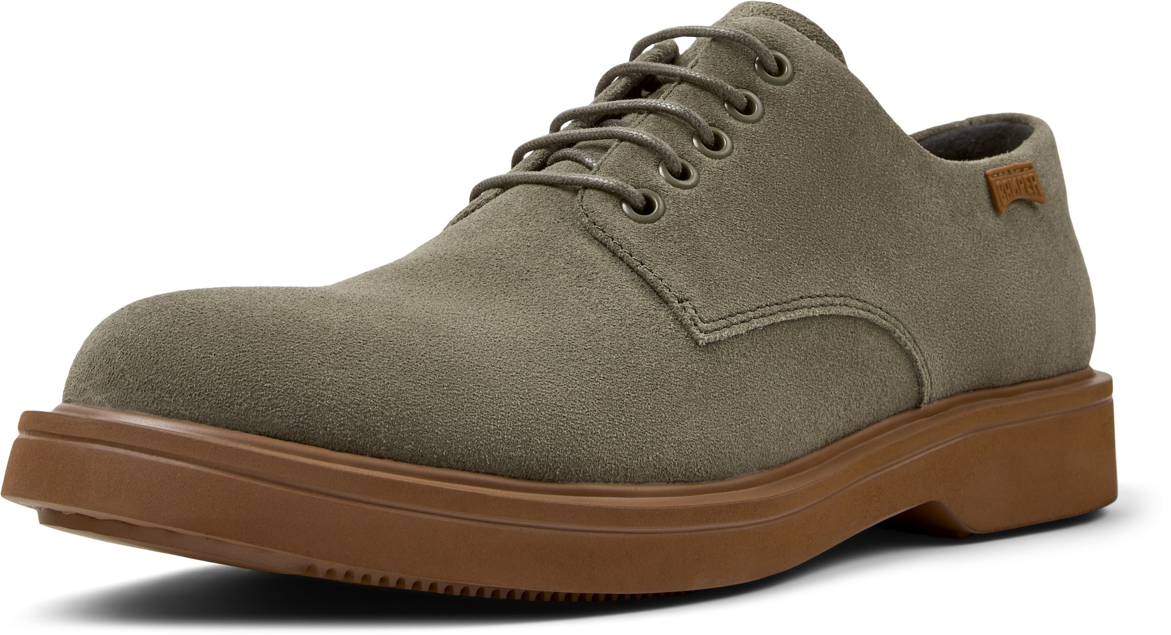 CAMPER Lace-up shoe 'Norman' in Green: front